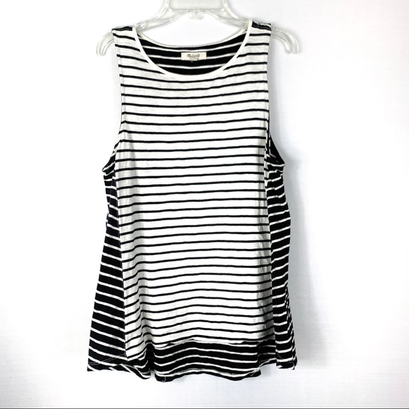 Madewell forward seam stripe tank - Picture 2 of 3